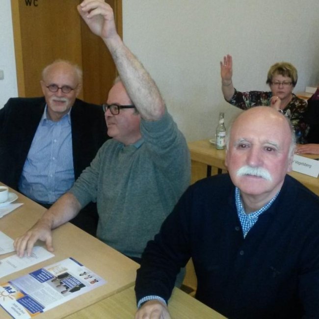 Die Delegierten aus dem Kreis Offenbach während des Landesdelegiertentages am 21. Februar 2015